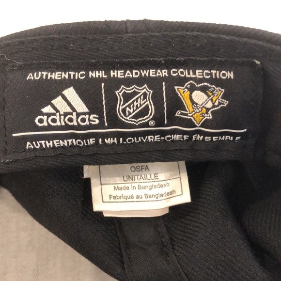 Adidas Pittsburgh penguins NFL hockey ball hat cap snap back closure 2017 - Picture 6 of 7